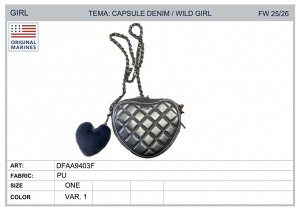 Сумка Серебро (14-5002TCX (Silver) Сумка  KG-f1-CAPSULE DENIM