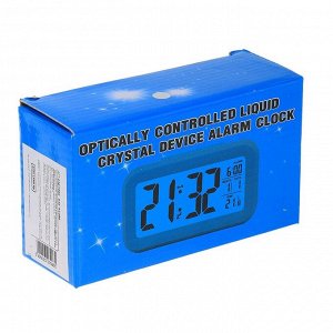 Часы-будильник электронные "Эврон", настольные, 13х7 см, микс