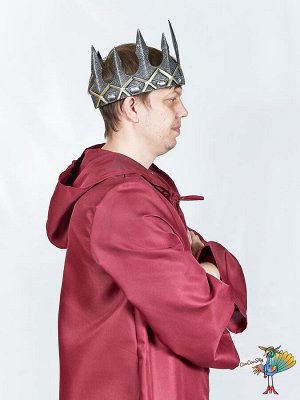 корона Средневековый король золото, вспененный латекс
