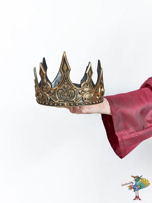 корона Готика золото, вспененный латекс