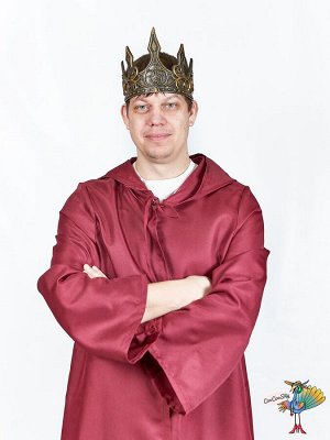 корона Готика золото, вспененный латекс