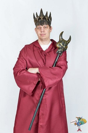 корона Ворон серебро, вспененный латекс