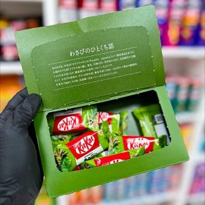KitkKat Tamaruya Wasabi 15g - Коллекционный КитКат Васаби. 1шт