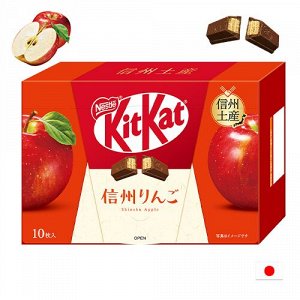 KitKat Shinshu Apples 150g - Коллекционный КитКат яблоки Шиншу. 10шт