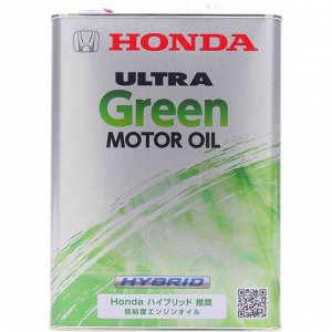 Масло моторное Honda Ultra Green Hybrid синтетическое, для бензинового двигателя, 4л, арт. 08216-99974