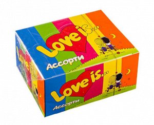 Жевательная резинка LOVE IS... Ассорти упаковка 100 шт.