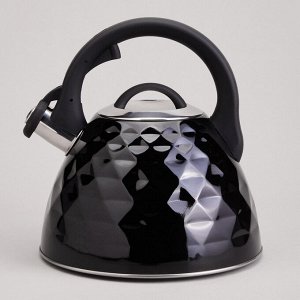 Чайник AGNESS ThermoSteel 3,3 л с капсульным термоаккумулирующим дном и удобным свистком, 1 шт.