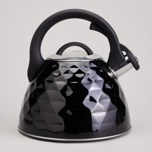 Чайник AGNESS ThermoSteel 3,3 л с капсульным термоаккумулирующим дном и удобным свистком, 1 шт.