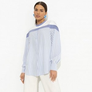 Свитшот комбинированный, Всплеск эмоций (blue)