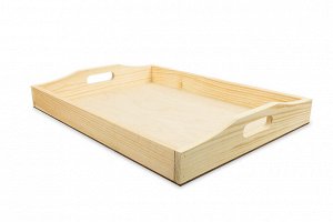 Заготовка для декорирования "Mr. Carving" ВД-729 Поднос сосна 40 х 30 х 5.5 см .