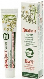 Зубная паста ДиаДент Регуляр 50мл в фут. (280)	Аванта АО
