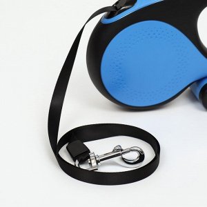 Рулетка Пижон Premium со светодиодным фонариком, контейнером под пакеты, лента 8 м, до 50 кг 94414