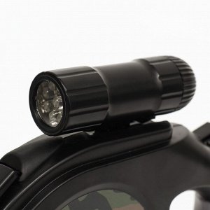Рулетка со съёмным LED-фонариком и подвесом для сумки/контейнера, лента 8 м, до 50 кг