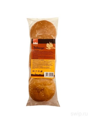Булочки Delba для гамбургеров с кунжутом 300г  6329 (1х8)(#4),Германия (ШК 2512)