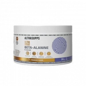 Бета-аланин ULTRASUPPS Ultra Gold Beta Alanine (клубника) - 200 гр