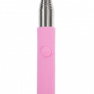 Монопод для селфи LuazON, на проводе, 28 - 93 см, провод 15 см, розовый