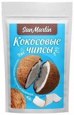 Чипсы кокосовые &quot;San Martin&quot; натуральные 40г д/п zip (1х24) (#10) Россия: (шк 0390)