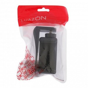 Крепление LuazON, для телефона под штатив/монопод, ширина 8 см, чёрный