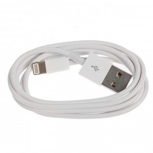 Кабель Mirex, Lightning - USB, 1 А, 1 м, белый