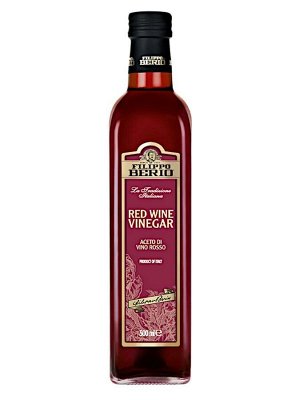 Уксус винный красный "Filippo Berio" ст/б 0,5л (1х6) (#48) Италия (шк 2550)
