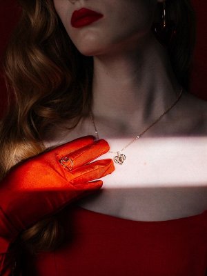 Кулон «Проекция» я тебя люблю, сердце, цвет золото, 40 см