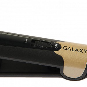 Выпрямитель Galaxy GL 4519, 40 Вт, керамическое покрытие, 85х20 мм, до 180 °С, чёрный