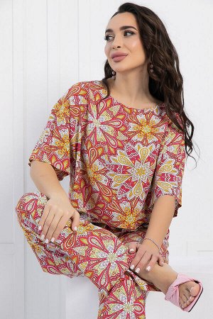 Костюм Летняя прогулка (красный) К12970-8М