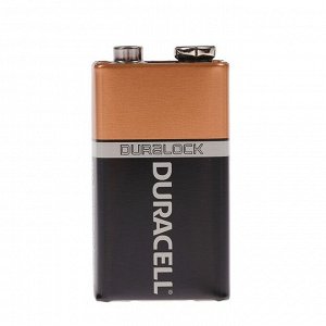 Батарейка алкалиновая Duracell Basic, 6LR61 (6LF22, MN1604)-1BL, 9В, крона, блистер, 1 шт.