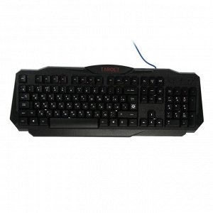 Игровой набор Defender Target MKP-350, клавиатура+мышь+коврик+гарнитура, проводной, черный