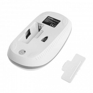 Мышь Smartbuy ONE 359G, беспроводная, оптическая, 1600 dpi, USB, 1xAA, бело-серая