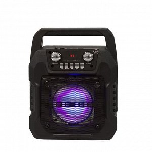 Портативная караоке система MAX MR-371, 9 Вт, FM, AUX, micro SD, USB, BT, Li-Ion 1200 мАч