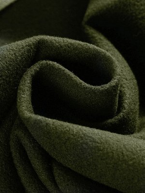 Парка спортивная мужская с капюшоном softshell цвета хаки 9565Kh