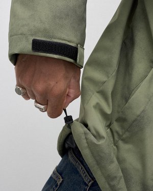 Куртка спортивная мужская весна осень цвета хаки 25473Kh