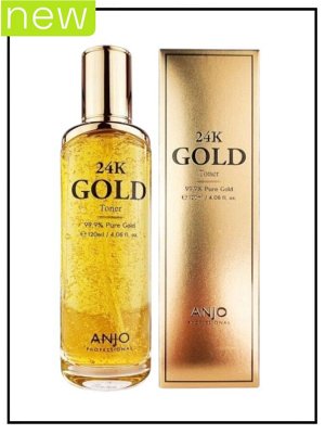 Anjo Professional Тонер для лица с биозолотом Toner 24K Gold, 120 мл