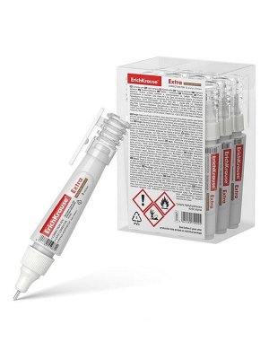 Ручка-корректор 4 мл, ErichKrause Extra, металлический наконечник, на основе растворителя