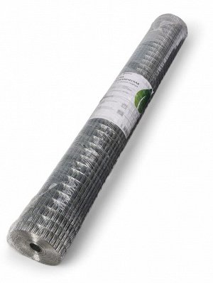 Сетка оцинкованная сварная 1 х 10 м, ячейка 12,5 х 25 мм, d=0,7 мм, металл Greengo