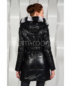 Молодёжное пальто из экокожиАртикул: R-1808-KR