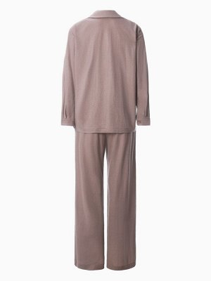 Костюм женский (рубашка, брюки, топ) KAFTAN Base, кофейный