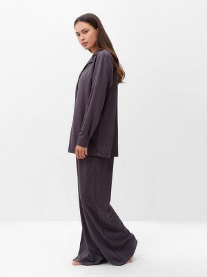 Костюм женский (рубашка, брюки, топ) KAFTAN Base, графит