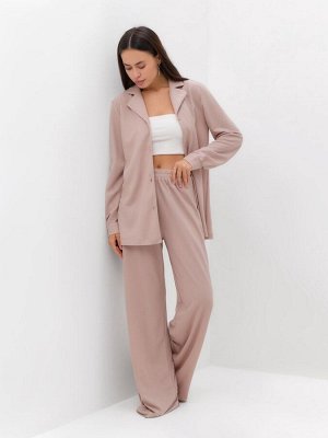 Костюм женский (рубашка, брюки, топ) KAFTAN Base, пудровый