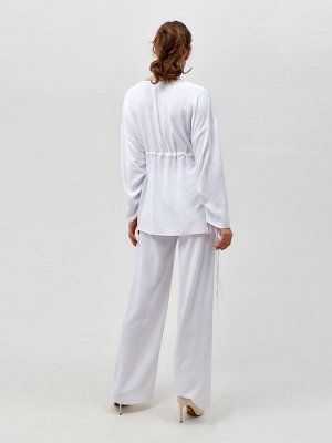 Костюм женский (туника, брюки) MINAKU: Casual Collection, белый