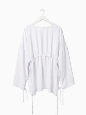 Костюм женский (туника, брюки) MINAKU: Casual Collection, белый