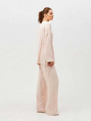 Костюм женский (туника, брюки) MINAKU: Casual Collection, бежевый