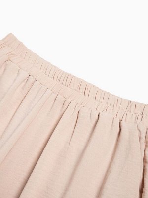 Костюм женский (туника, брюки) MINAKU: Casual Collection, бежевый