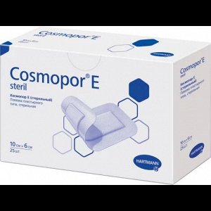 Повязка пластырного типа Cosmopor® E steril/ Космопор E стерил (стерильная) 10х6см №25 (009)	Пауль Хартманн АГ