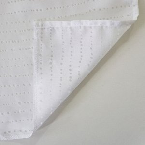 Ткань Тюль деворе Капли белый	            (ш280см)