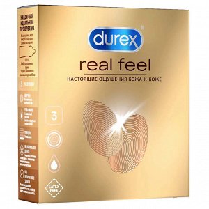 Презервативы Дюрекс Real Feel из синтетич. латекса №3 (вариант 1)	Рекитт Бенкизер/ЭсЭс