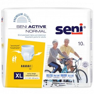 Сени трусы впитыв. д/взр. д/сред. и тяжел. степени недерж. Active нормал (XL) (120-160см) №10	ТЗМО С.А. АО