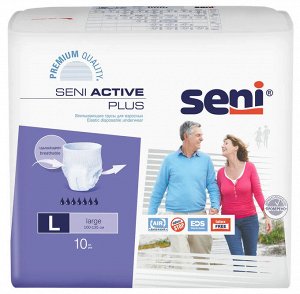 Сени трусы впитыв. д/взр. д/сред. и тяжел. степени недерж. Active (L) (100-135см) №10	ТЗМО С.А. АО