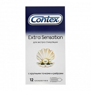 Презервативы Контекс Extra Sensation с круп. точками и ребрами №12	Рекитт Бенкизер/ЭсЭс